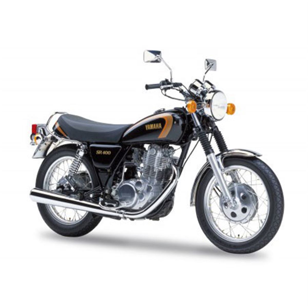 AOSHIMA、初期型を再現したカラーリングの「ヤマハ1JR SR400 '98」1/12