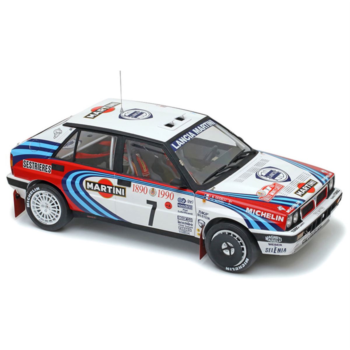 タミヤ、WRC出場車「ランチア デルタ HF インテグラーレ 16V」模型を