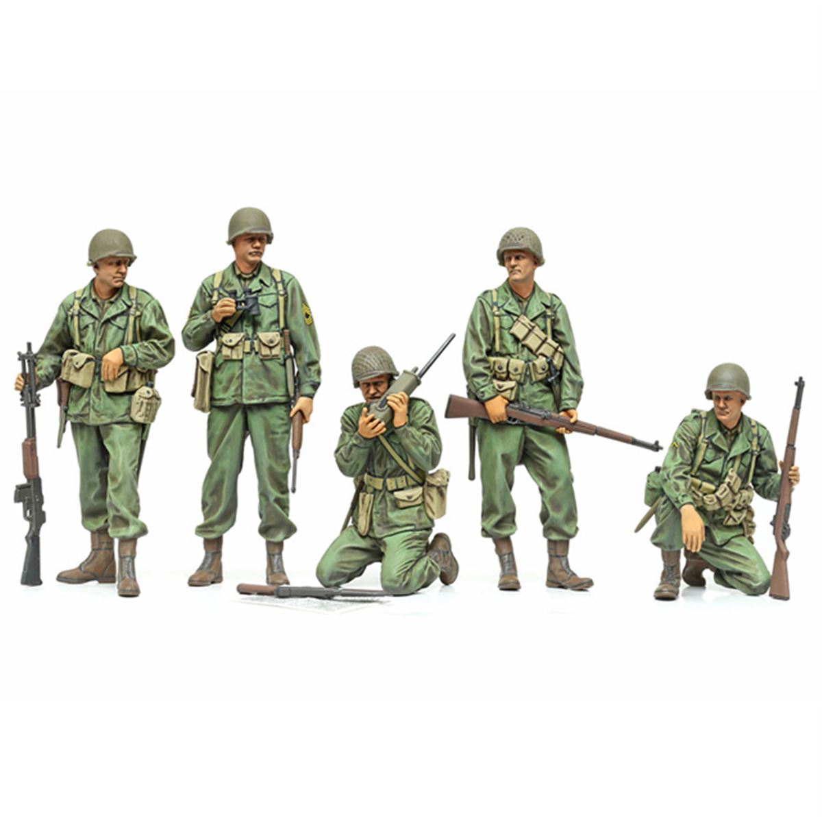 タミヤ「1/35 アメリカ歩兵偵察セット」が本日7/9発売、5体セットで