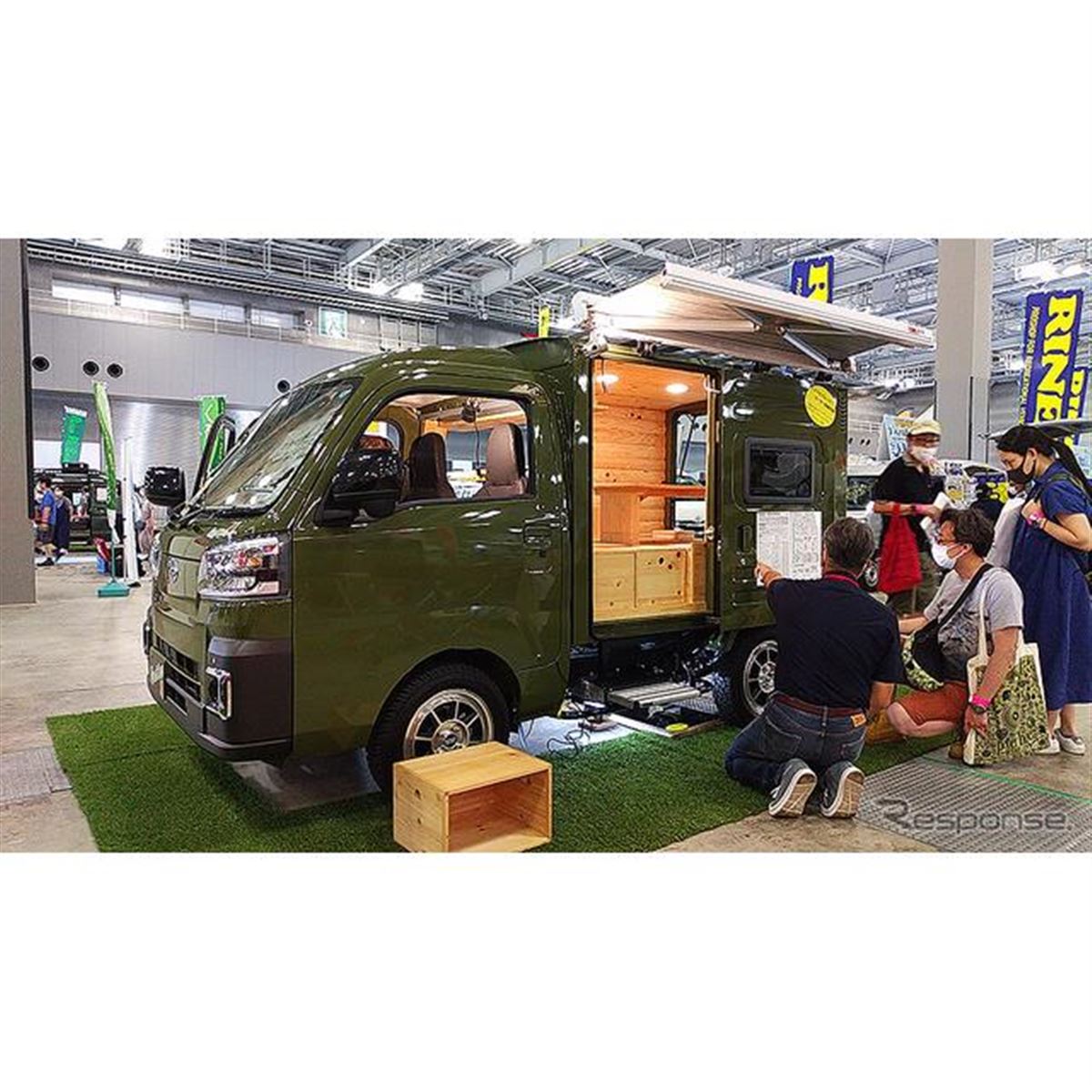 200万円台で手に入る、ヒノキ積み木箱軽キャンパー『クオッカ』…東京