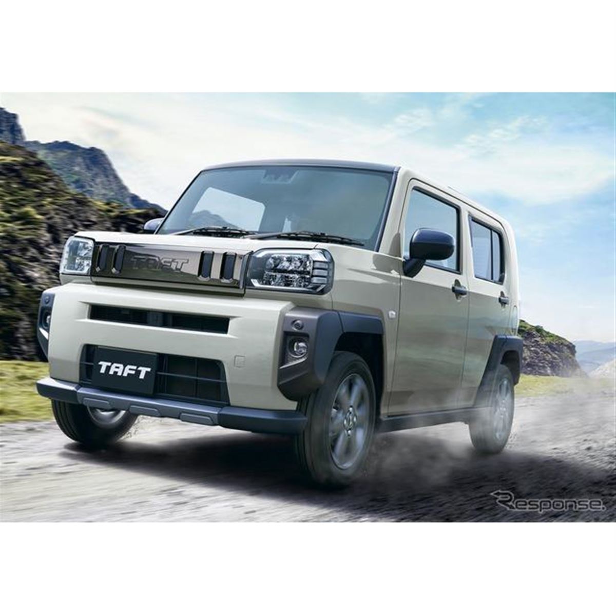 新車外し　ダイハツ　タフト／ダーククロムベンチャー　ガーニッシュ フロント&リア 新車外し ダイハツ タフト／ダーククロムベンチャー