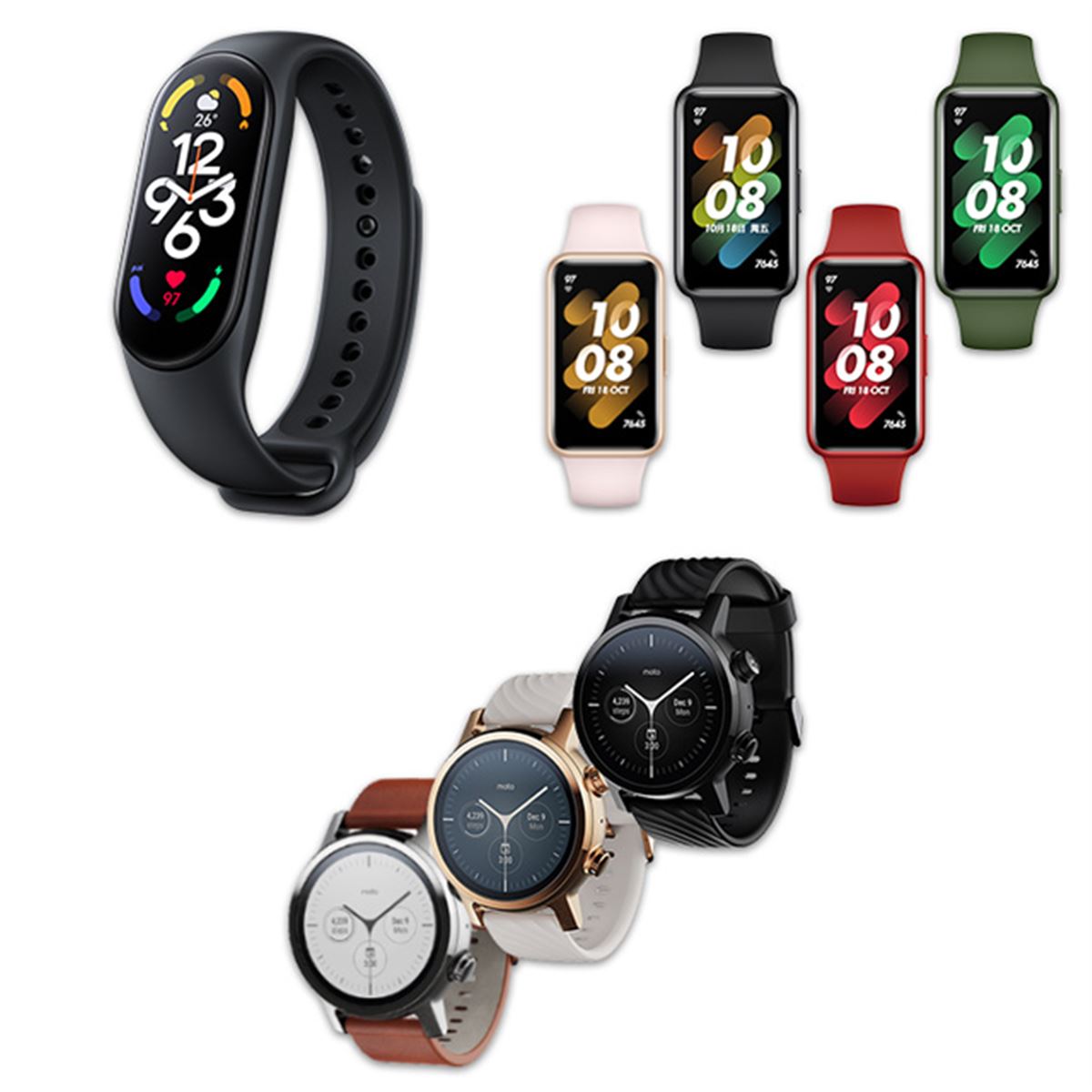 IIJ、「Xiaomi Smart Band 7」などスマートウォッチ3機種を8/5販売開始