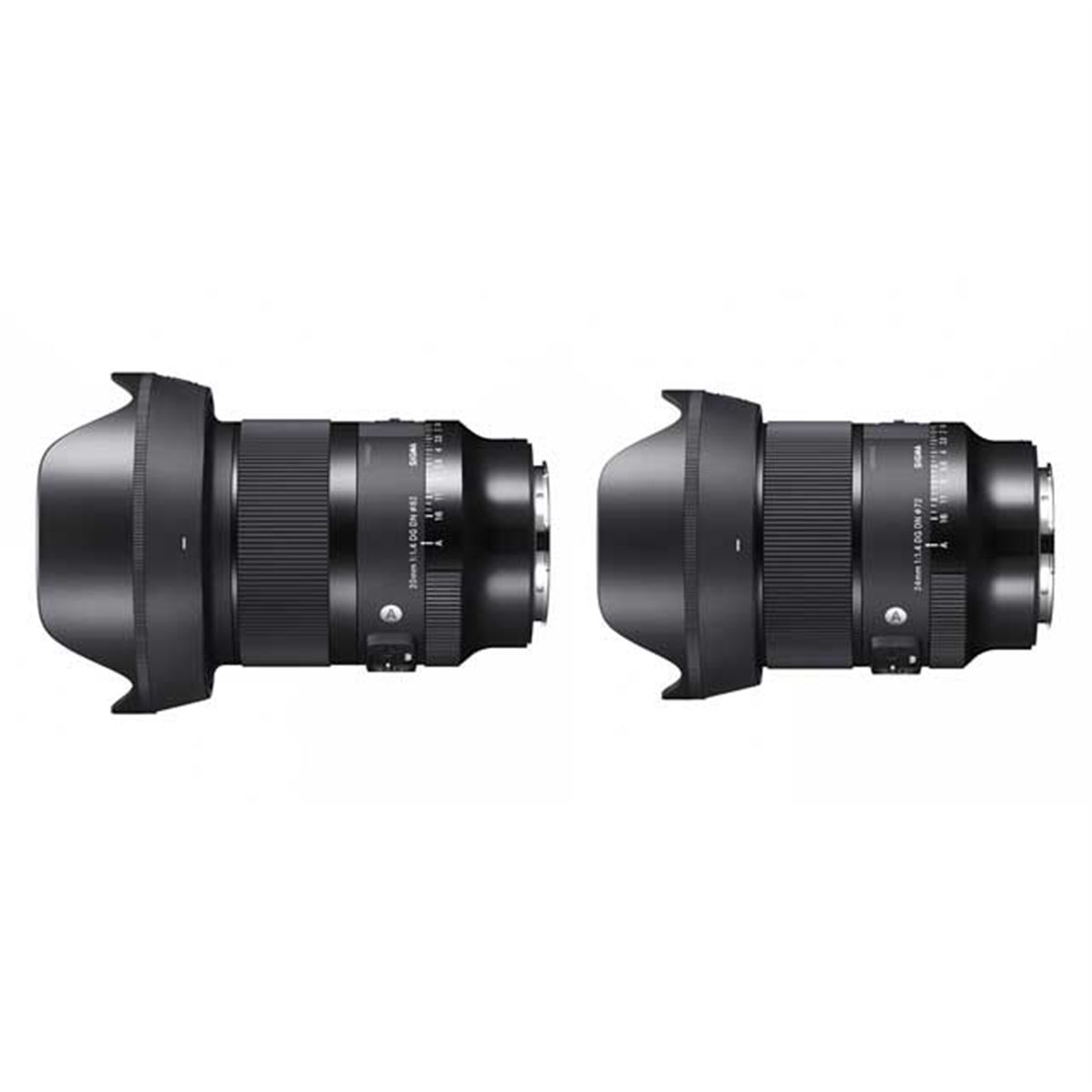 SIGMA 24mm F1.4 DG DN レンズ　シグマ シグマ、「20mm F1.4 DG DN」「24mm F1.4 DG DN」を本日8/26発売