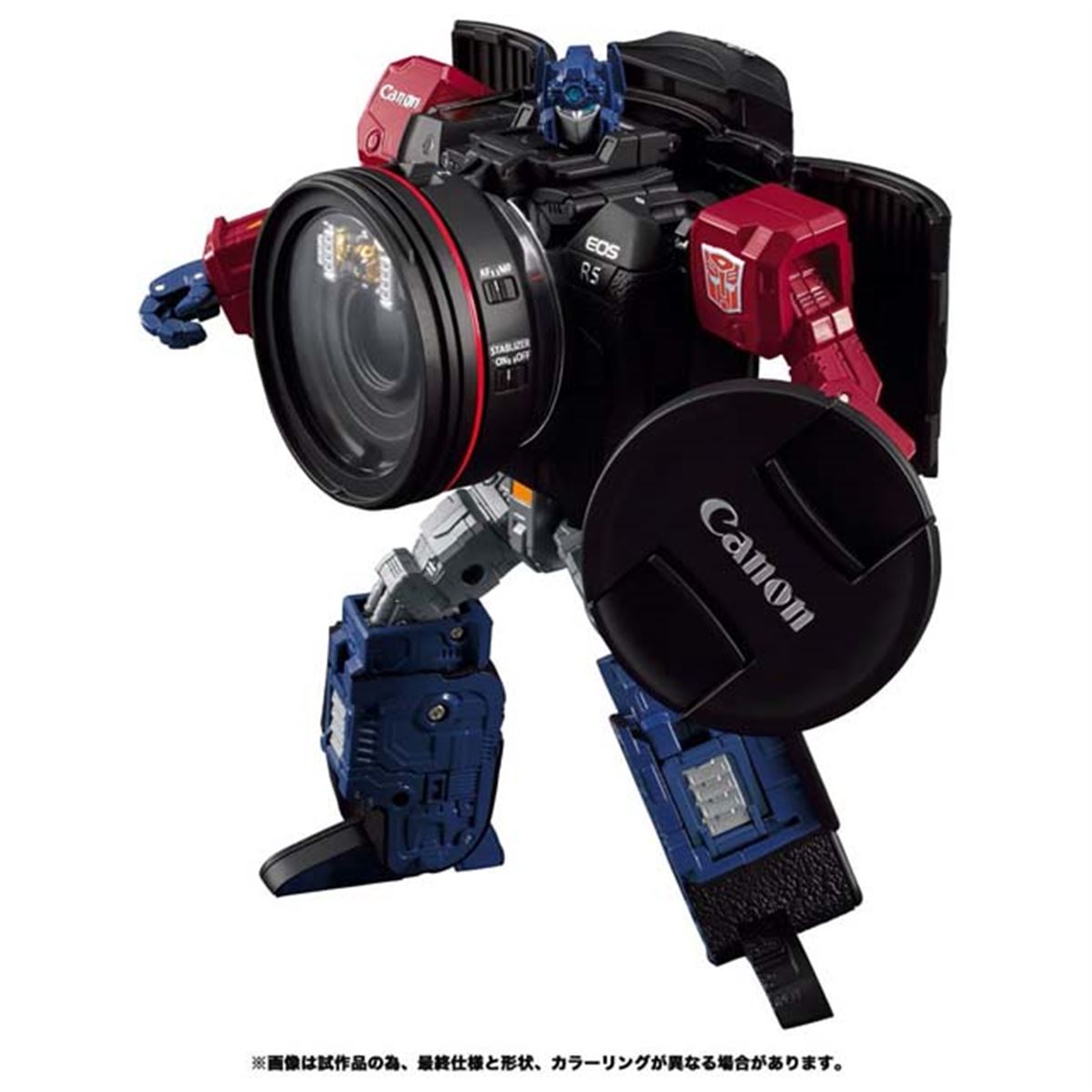 キヤノン「EOS R5」がロボット変形、トランスフォーマー