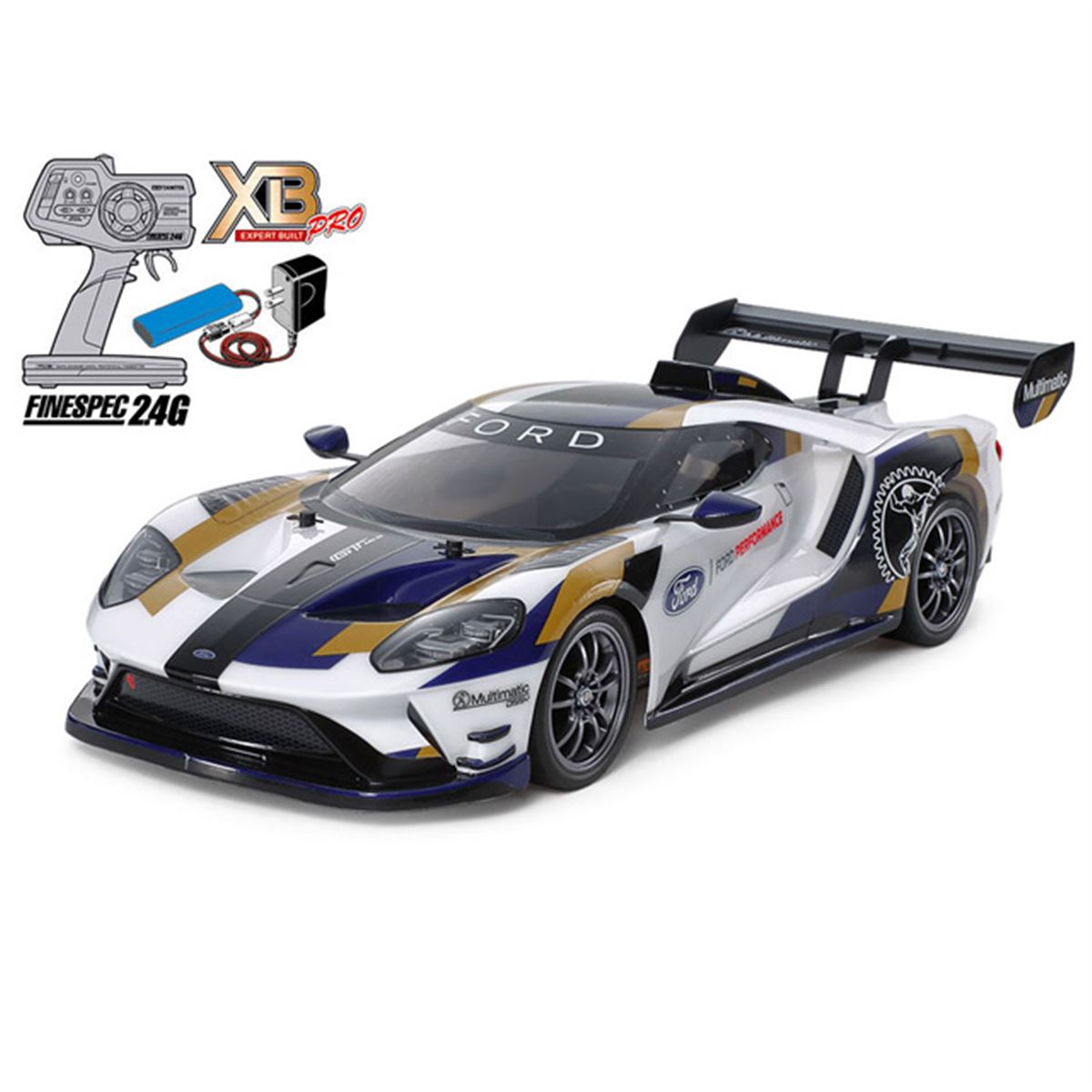 人気アイテムランキング タミヤ、TT-02シャーシを搭載した「1/10RC XB 2020 フォード GT ホビーラジコン