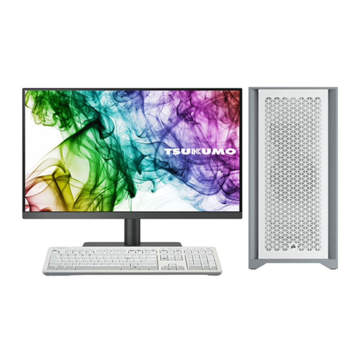 ツクモ、ホワイトのPCケースを採用した「クリエイターPC」 - 価格.com