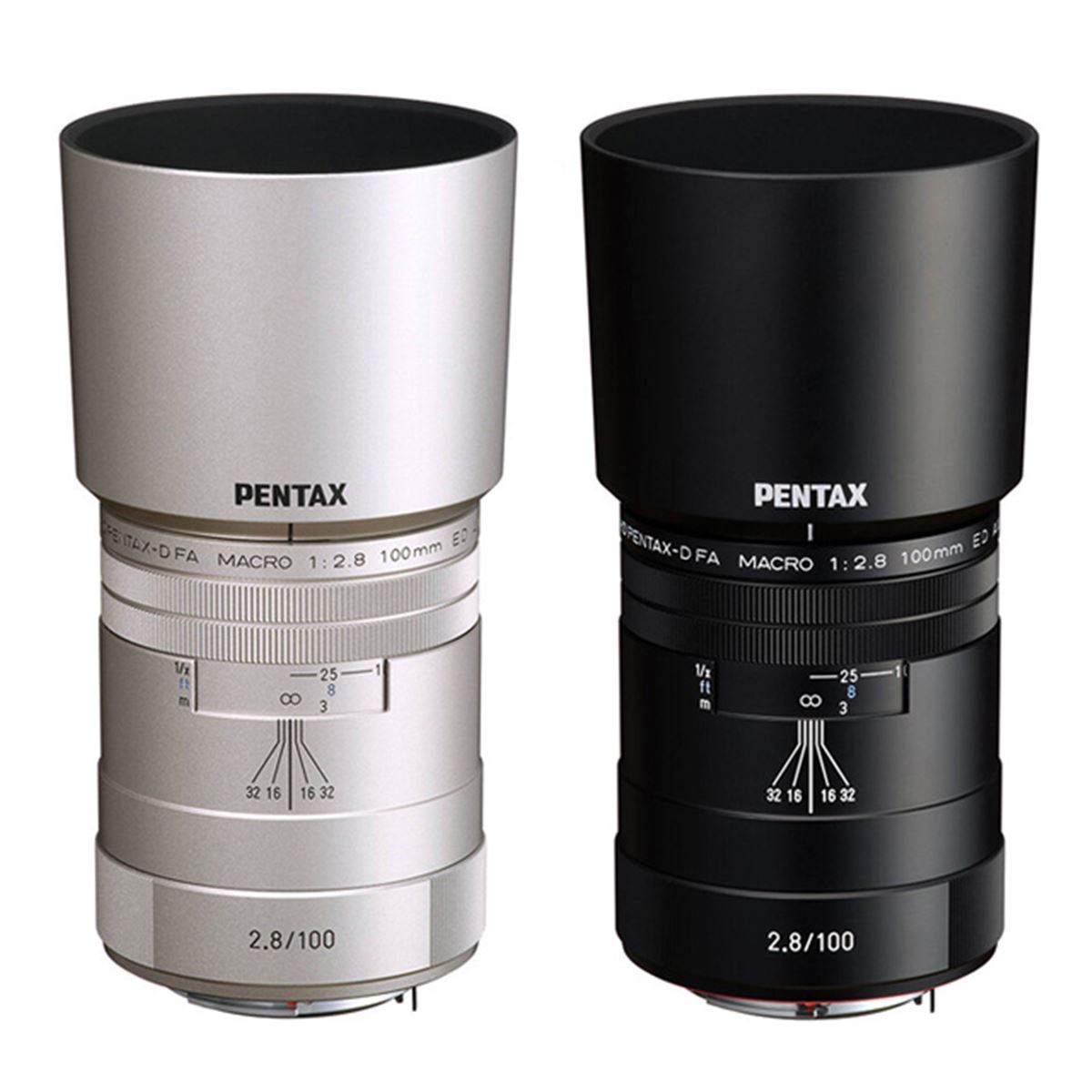 PENTAX HD D FA MACRO 100　2.8 ED AW シルバー リコー、防塵・防滴構造のマクロレンズ「HD PENTAX‐D FA MACRO 100mmF2