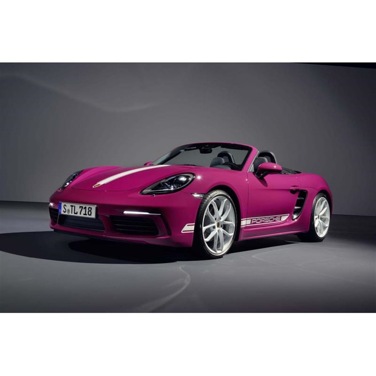 送料無料 ポルシェ (シルバー+ブラック) センター ホイール キャップ 911 ケイマン 76mm 新品 即決 PORSCHE 空冷 【送料込み】ポルシェスタイル