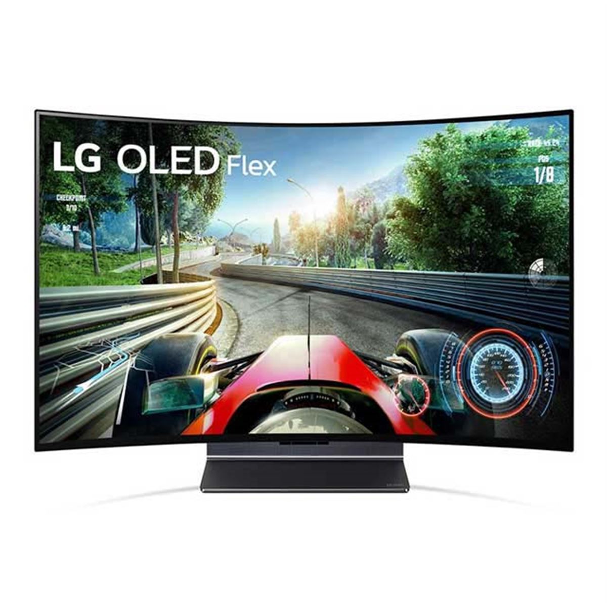 LG、曲率を20段階から調整できる42V型有機ELテレビ「LG OLED Flex」約