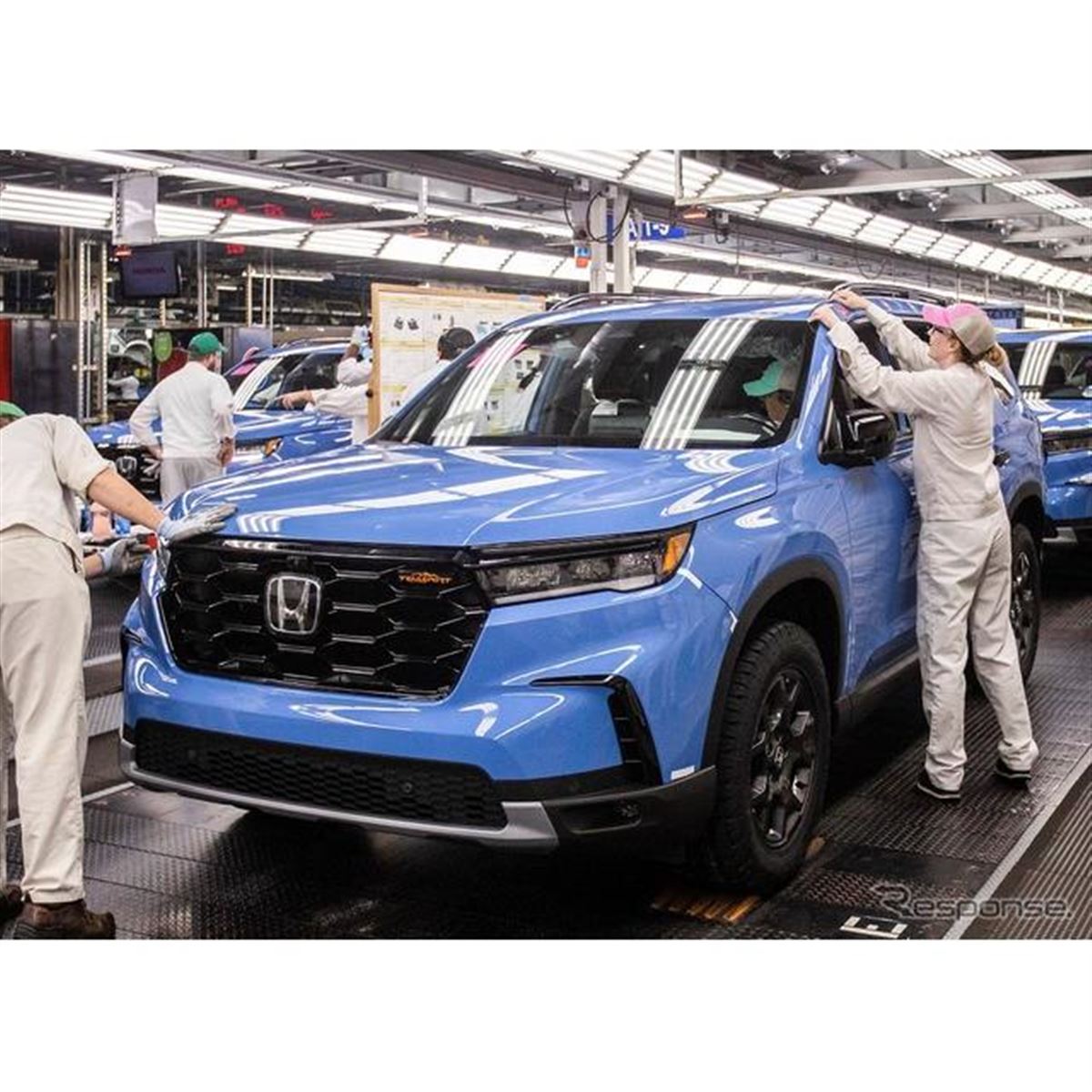 ホンダブランド最強のV6搭載、SUV『パイロット』新型…米国で生産開始