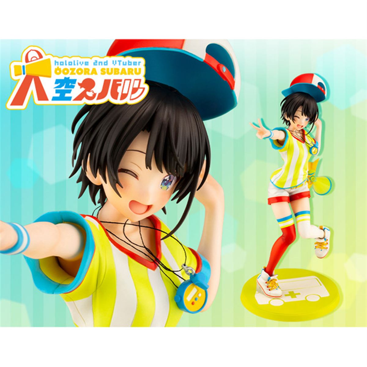 ジャンプ後のポーズを再現、「ホロライブ」所属の大空スバル1/7 