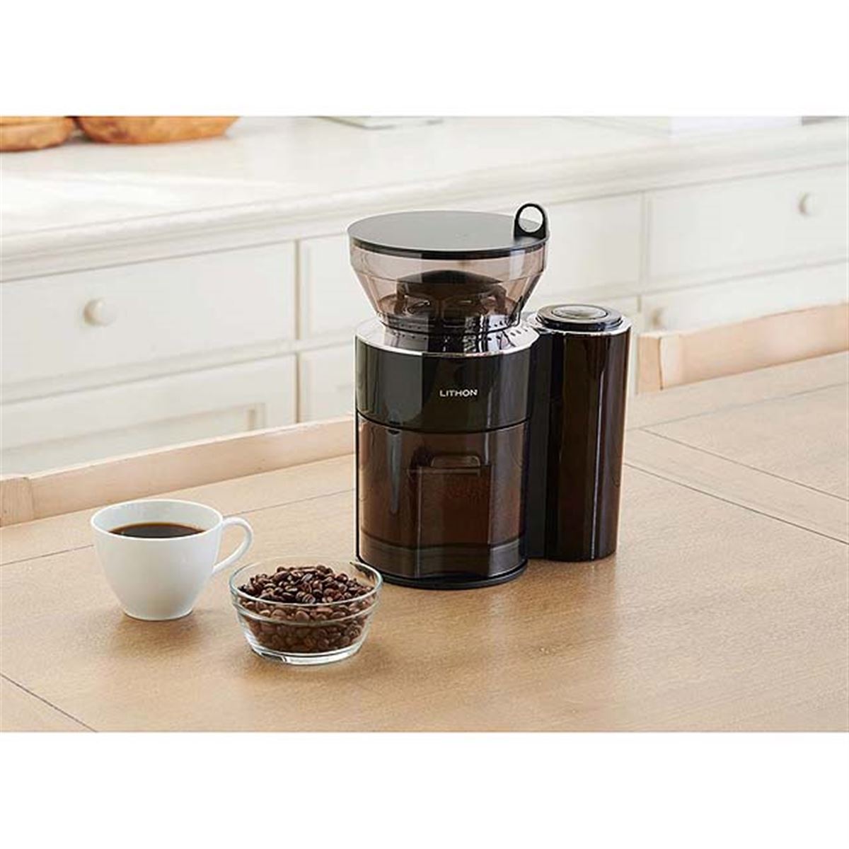重量感知式コーヒーグラインダー HAKARU ライソン、コーヒー愛好家向けの「重量感知式コーヒーグラインダー