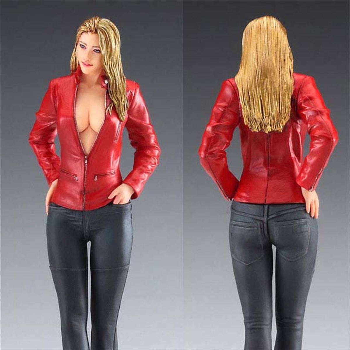 ハセガワ、リアル造形フィギュア「ブロンドガールズライダー」第2弾を