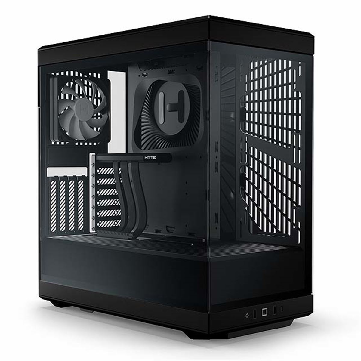 HYTE、2面パノラマ強化ガラス搭載のミドルタワーPCケース「Y40
