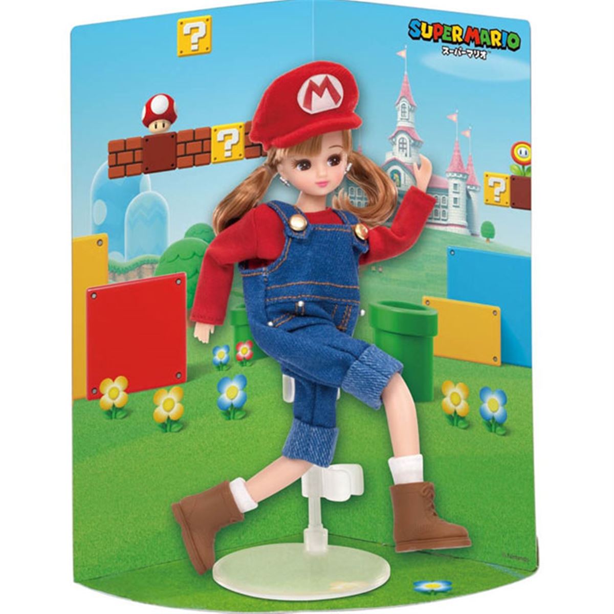 スーパーマリオだいすきリカちゃん」が3月発売、赤い帽子や