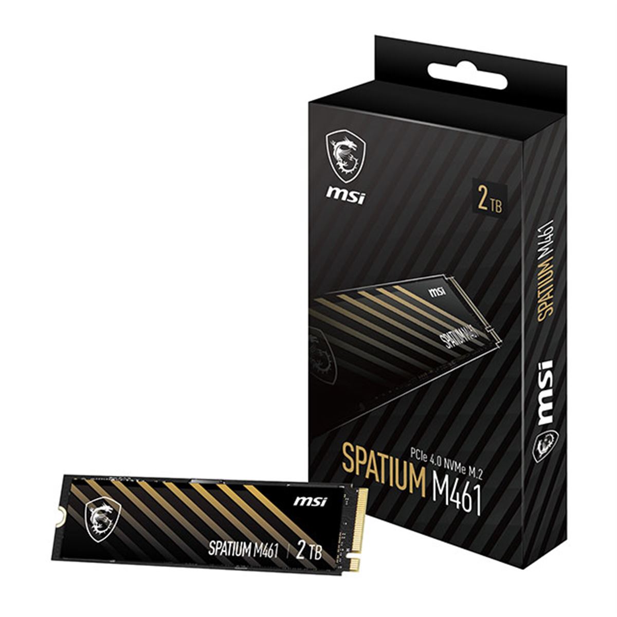 MSI、最大5000MB/sのM.2 NVMe SSD「SPATIUM M461 PCIe 4.0 NVMe MSI、最大5000MB/sのM.2 NVMe SSD「SPATIUM M461 PCIe 4.0 NVMe