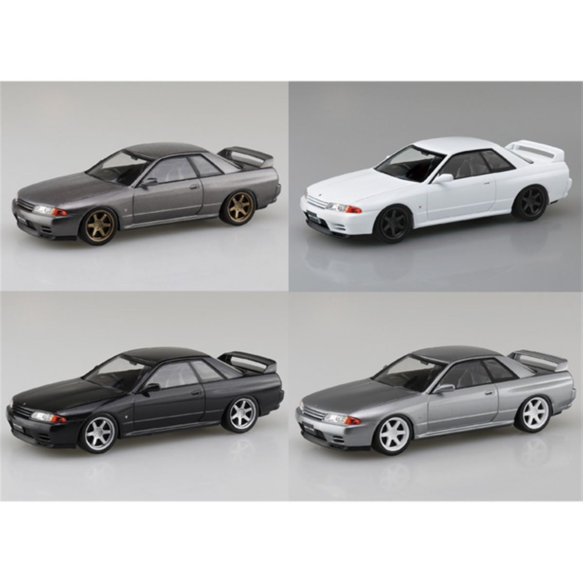 AOSHIMA、カスタムホイール仕様の「ニッサン R32スカイラインGT-R」に