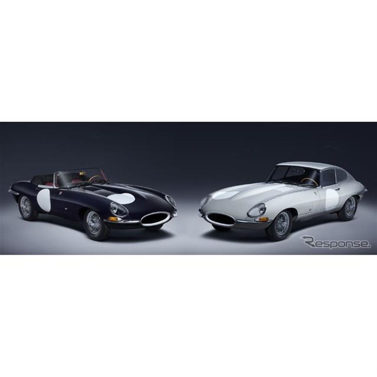 ジャガーの名車『Eタイプ』をフルレストア、クーペとオープンをセット