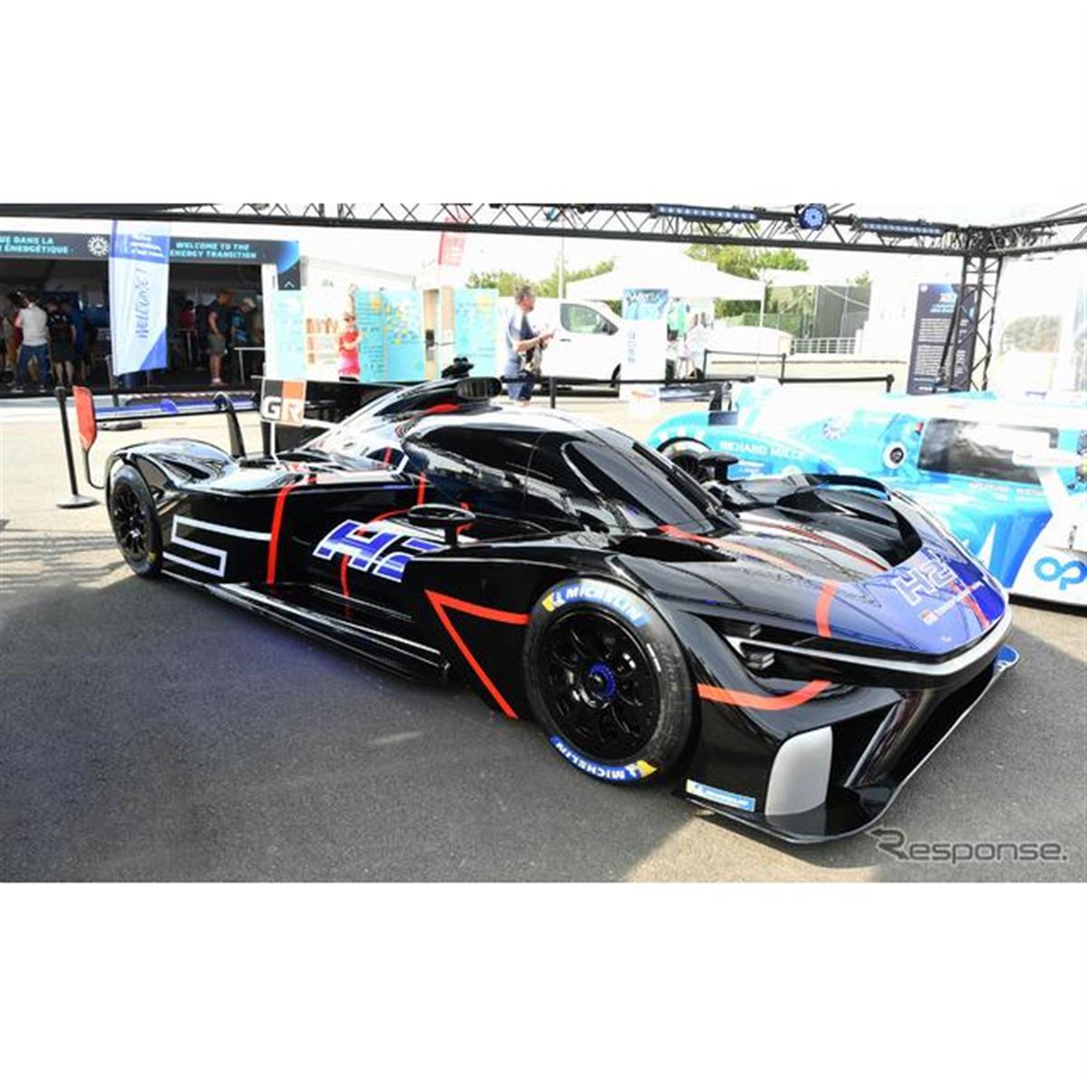 トヨタ『GR H2 レーシングコンセプト』を発表、水素エンジンでルマンに