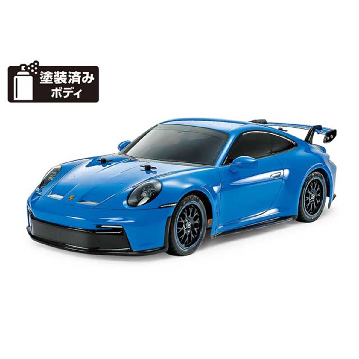 タミヤ、TT-02シャーシを搭載した「ポルシェ 911 GT3」1/10電動RCカー