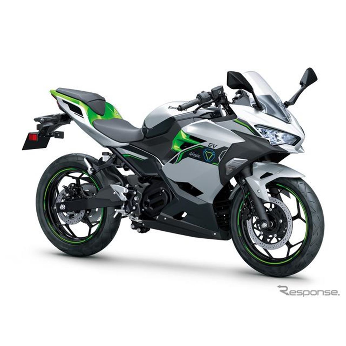 カワサキ初のEVモーターサイクル、神戸の電動車イベントに登場7月 14