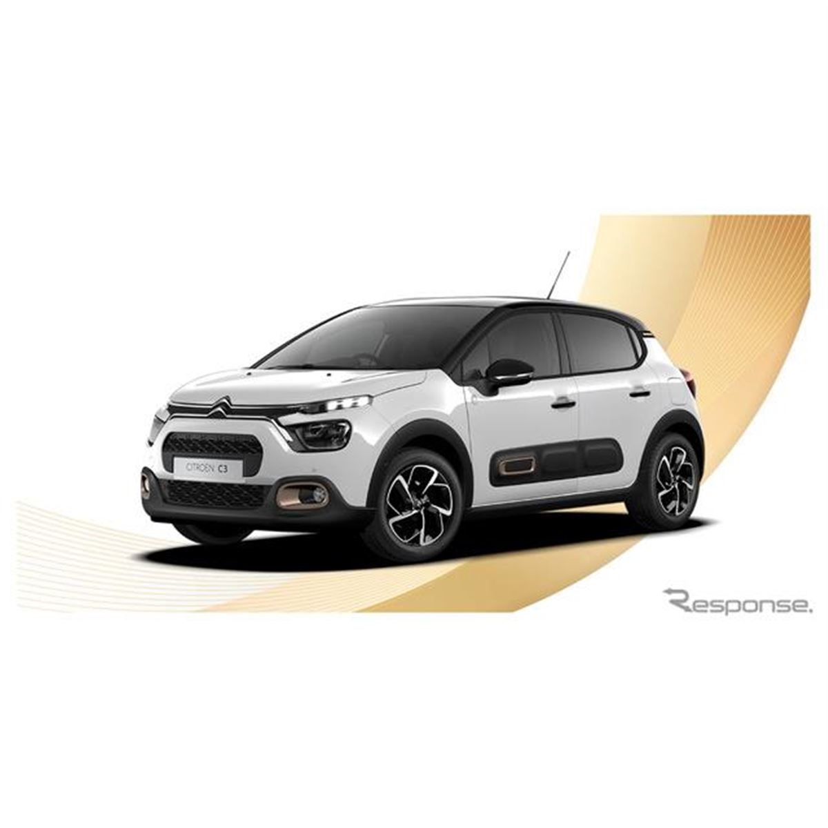 シトロエン C3、ゴールドアクセントの特別仕様車「Cシリーズ」発売