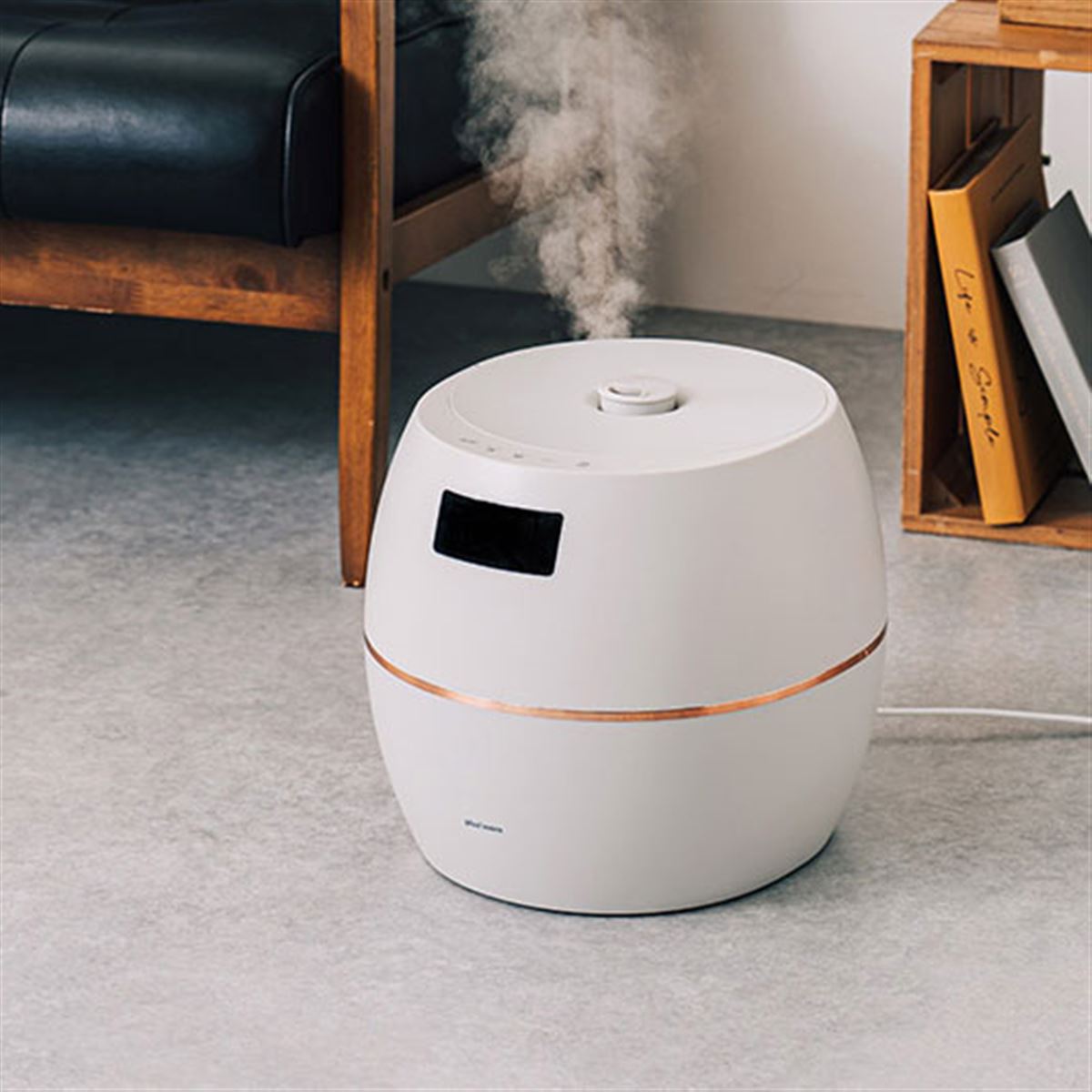 plus more ハイブリッド式加湿器 ナイトカラー Amazon | plusmore（プラスモア）湿度コントロール ハイブリッド
