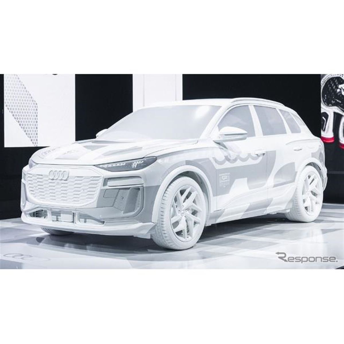 アウディ『Q6 e-tron』展示車は「Sライン」仕様のインテリア…IAA 