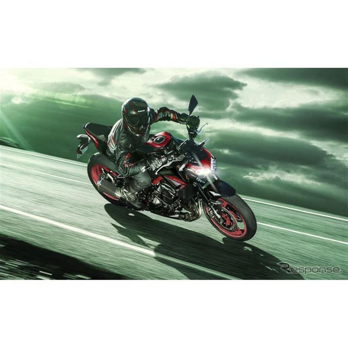 カワサキ『Z900』、新色の2024年モデル発売へ…オーリンズショック装着