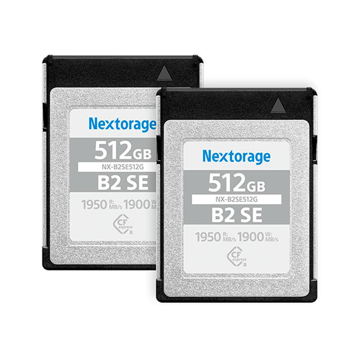 Nextorage、容量512GBのCFexpress Type Bメモリーカード2枚