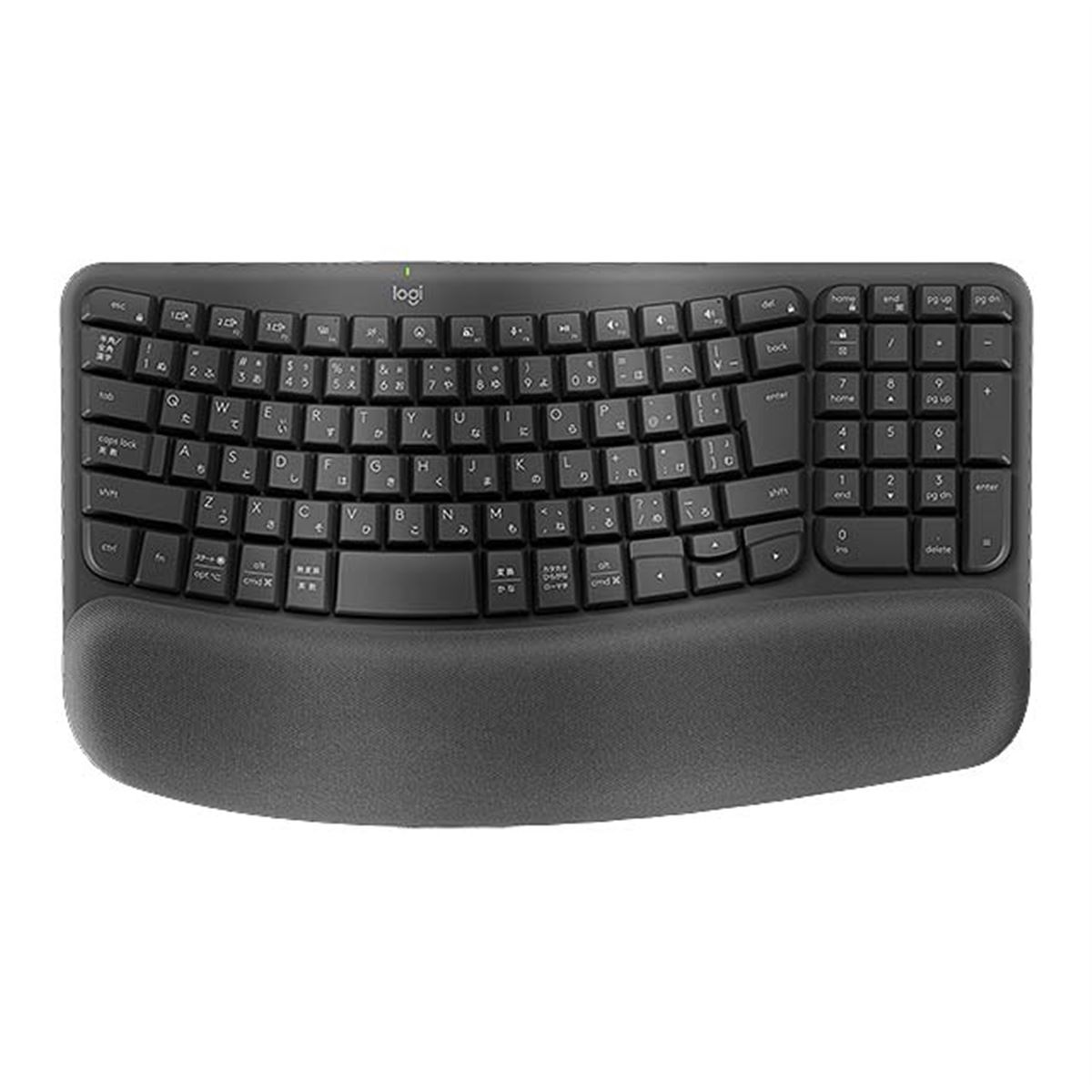 ロジクール、エルゴノミックキーボード「WAVE KEYS K820