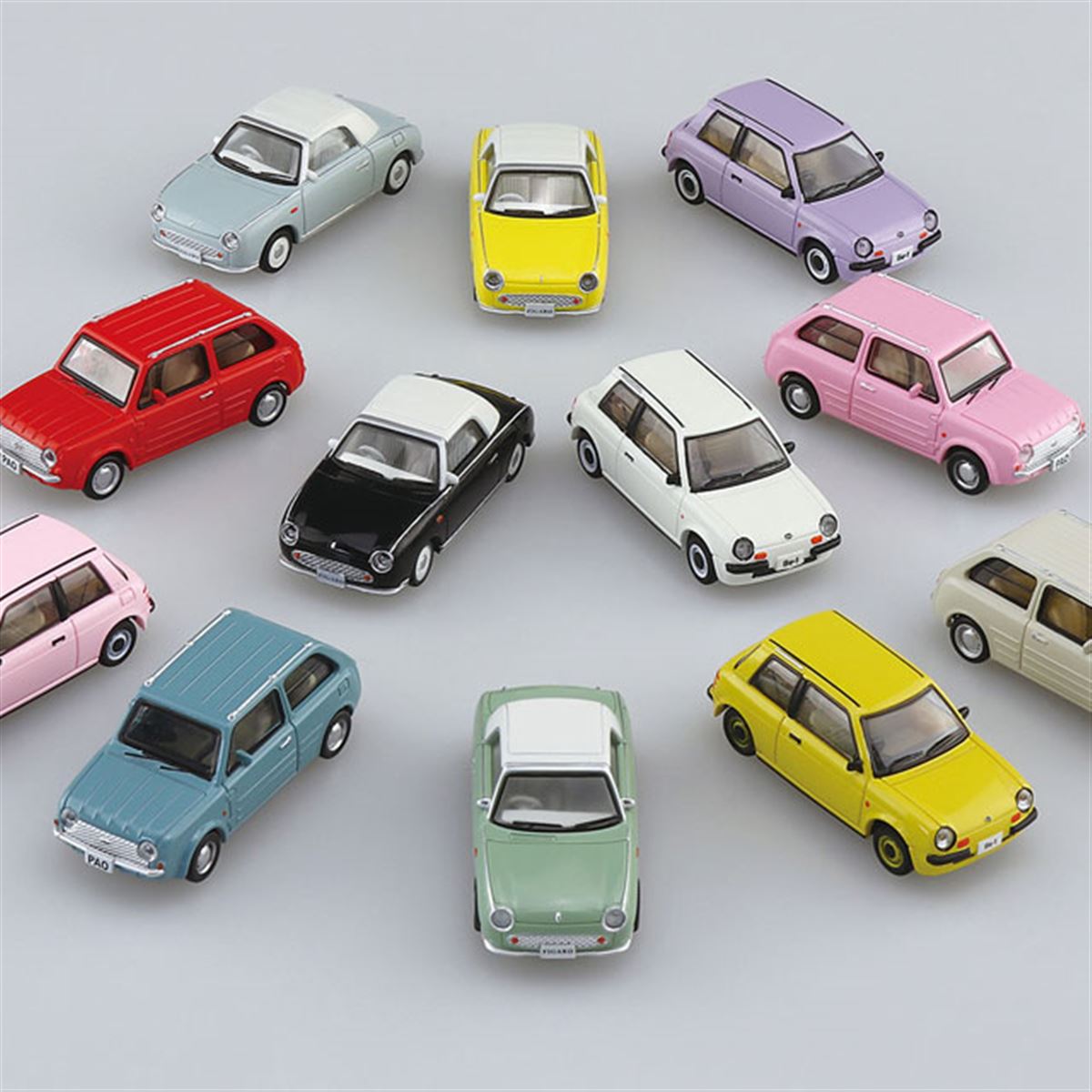 ミニカーコレクション多数　120台ぐらい 80～90年代のレトロな日産車3種が1/64ミニカーコレクションに、10,560