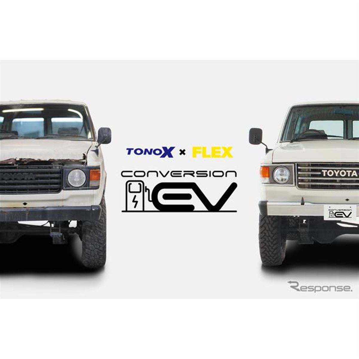 ランクル60をEV化、フレックスとトノックスがジャパンモビリティショー