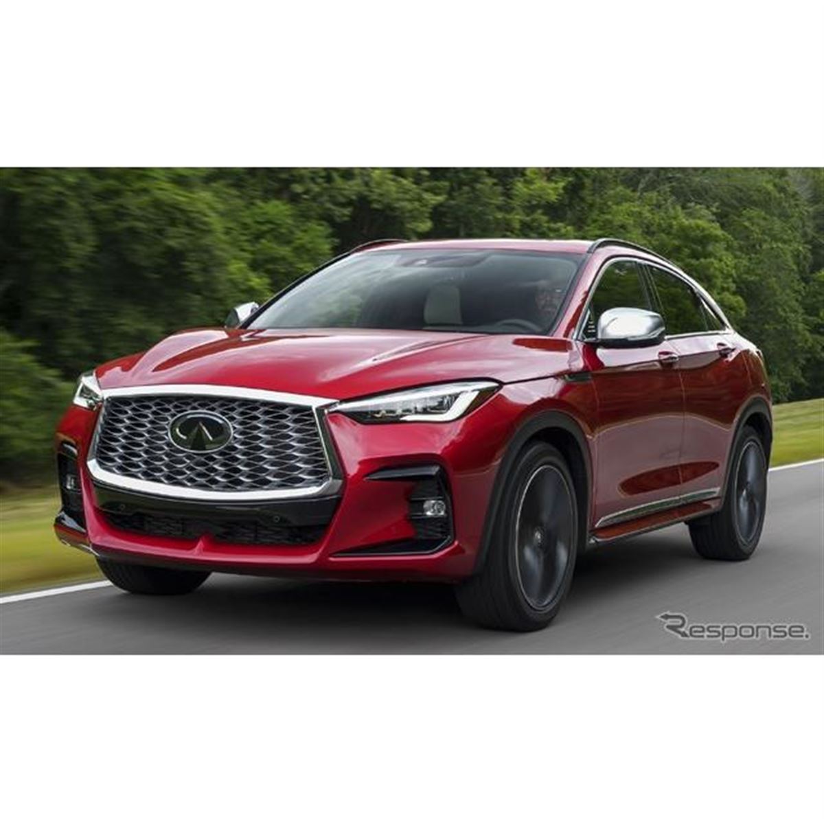 インフィニティのSUVクーペ、可変圧縮比「VCターボ」搭載…『QX55』に米