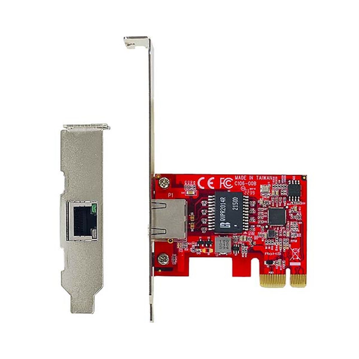 玄人志向、PCIe x1接続の2.5ギガビットLANカード「GBE2.5i-PCIE