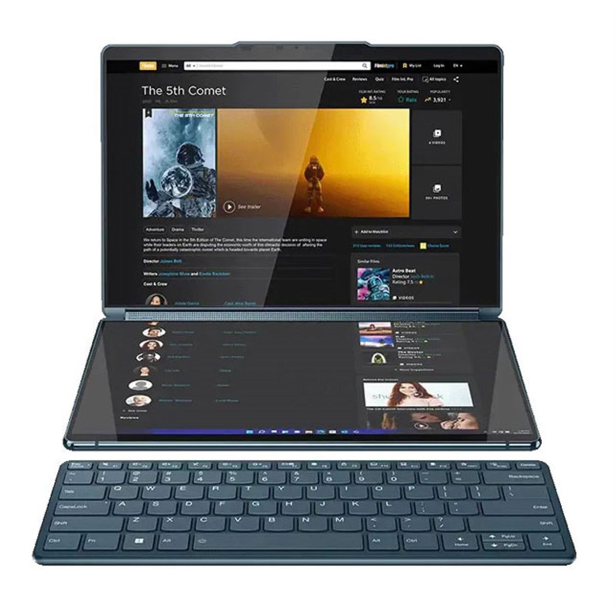 ほぼ未使用：Lenovo Yoga Book 9i Gen8 デュアルスクリーン デュアル有機EL画面ノートPC Yoga Book 9i Gen 8発表。約38万円