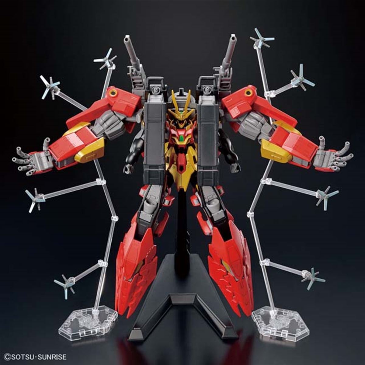 全高約257mmのHGガンプラ「ティフォエウスガンダム・キメラ」が
