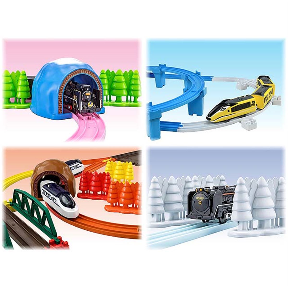 プラレール 情景　レール　色々(写真1と2枚目)セット プラレール 大量 レール・情景セット