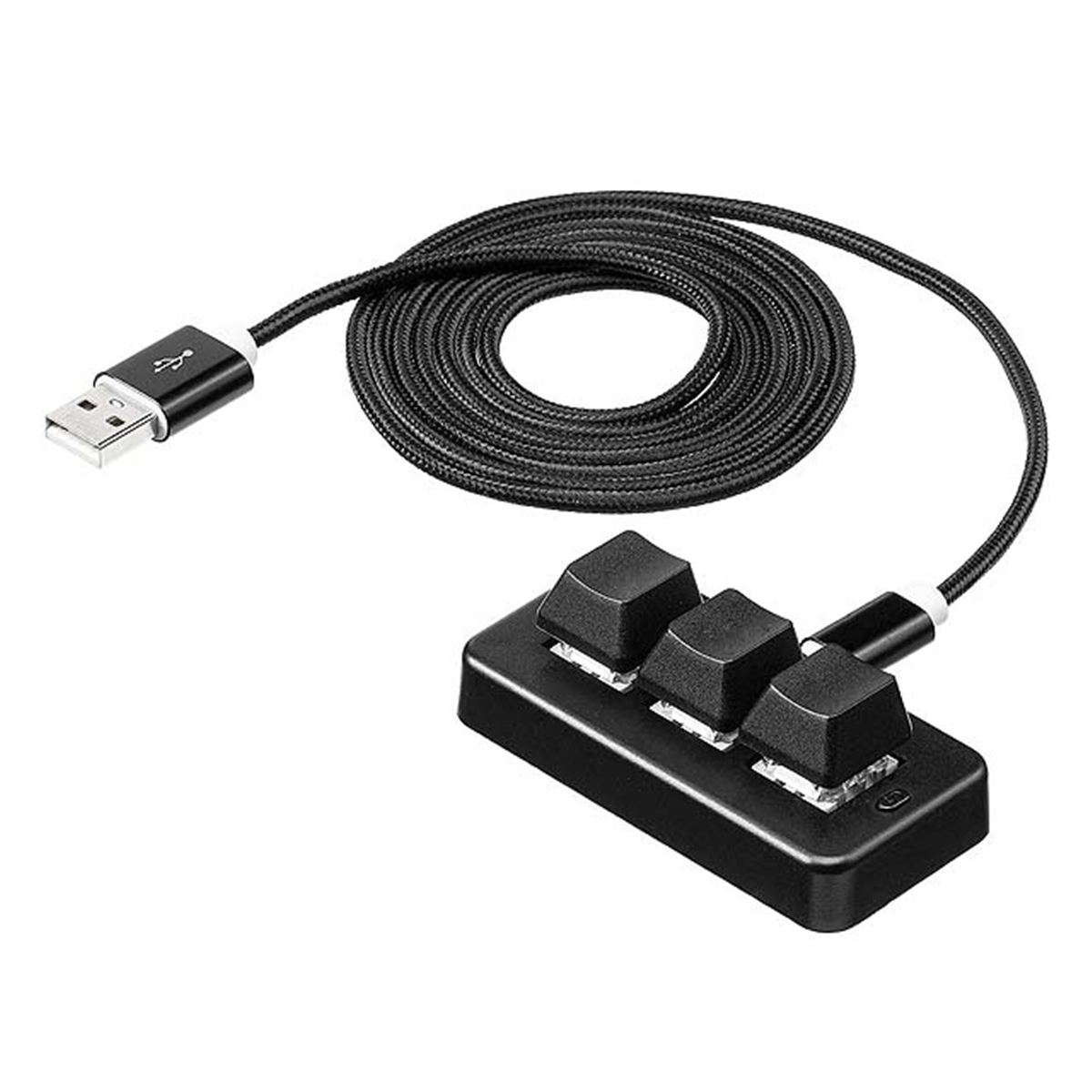 サンワ、3つのキーを採用したプログラマブルキーボード「400-SKB075