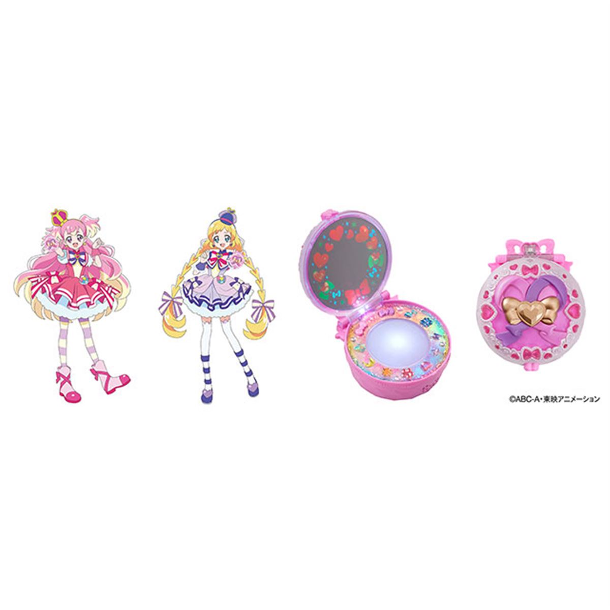 バンダイ、「わんだふるぷりきゅあ！」の不思議なミラーのコンパクト