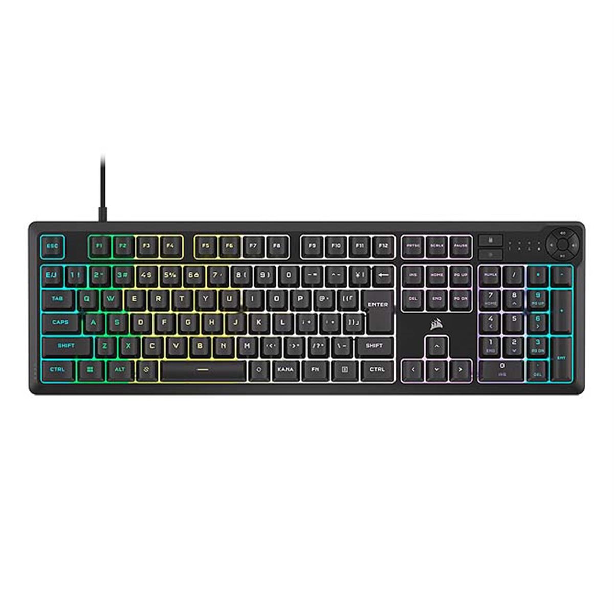 Corsair、メンブレンスイッチ採用のゲーミングキーボード「K55