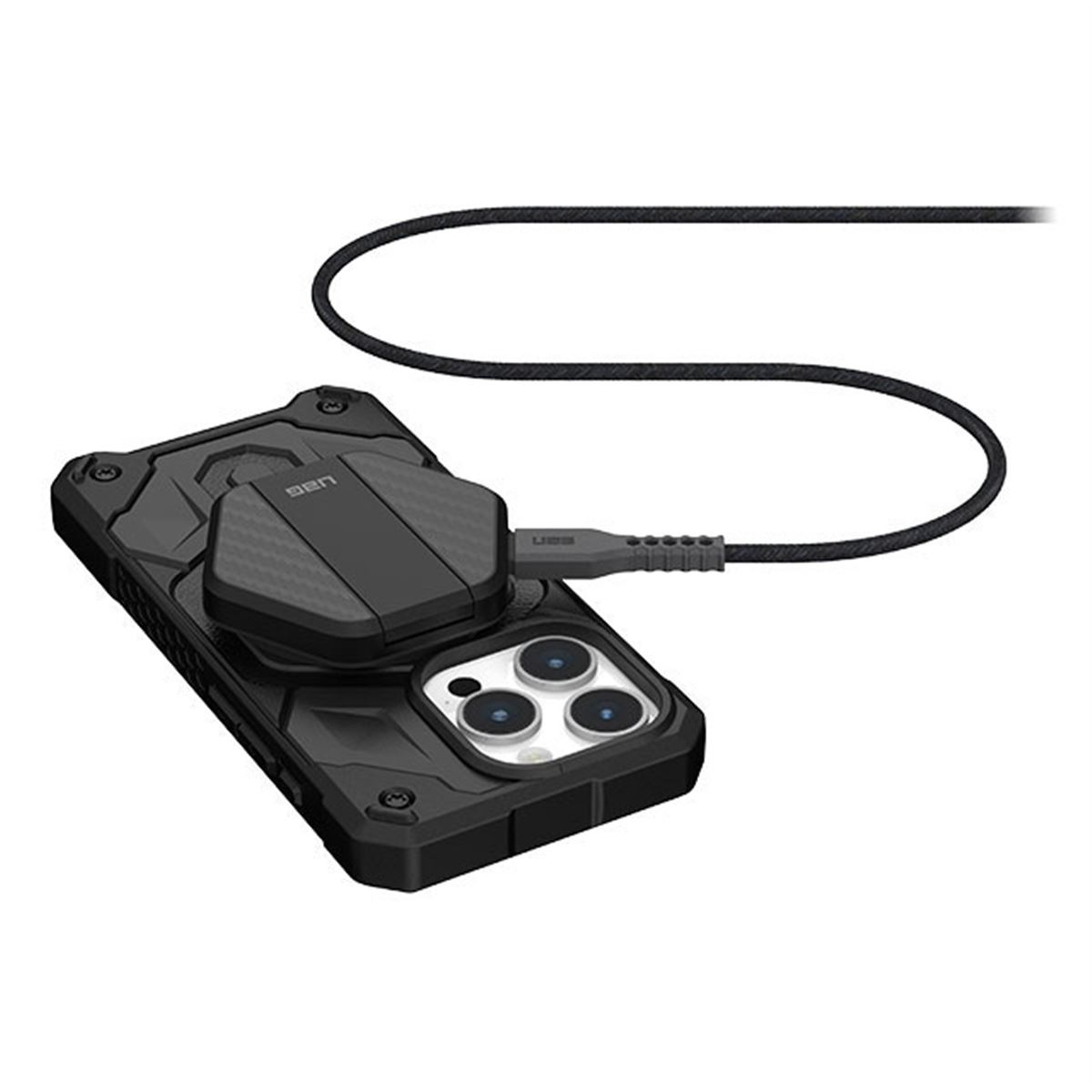UAG、最大15W出力のマグネット式ワイヤレス充電器「UAG-WCPS-BK