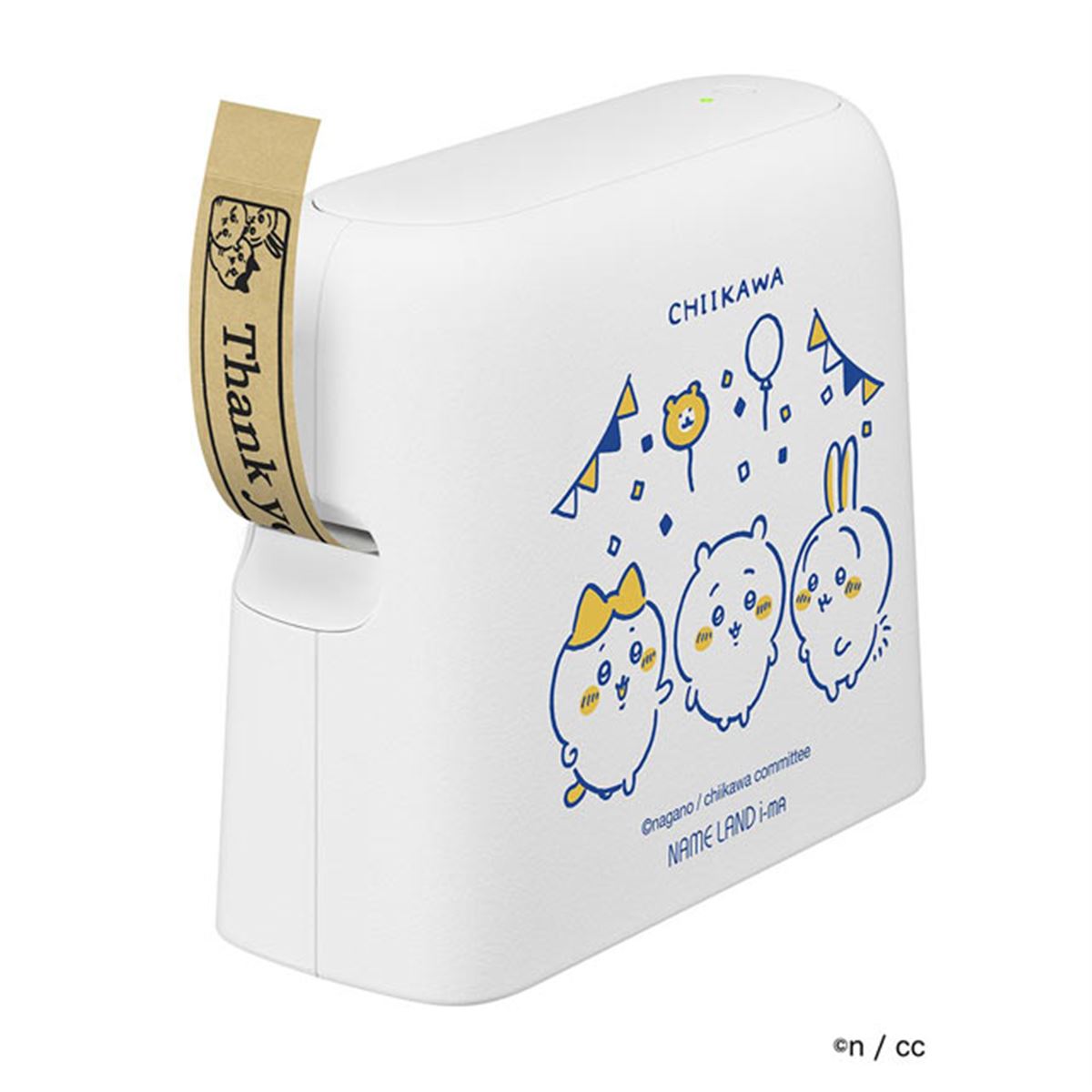 【中古品】ちいかわ　テプラ カシオ、「ちいかわ」のイラスト入りラベルが作れるラベル