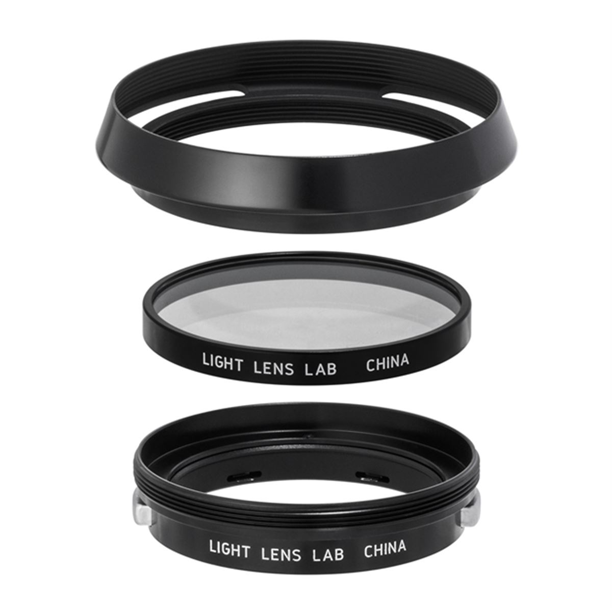 LIGHT LENS LAB、UVフィルター内蔵の金属製レンズフード「L