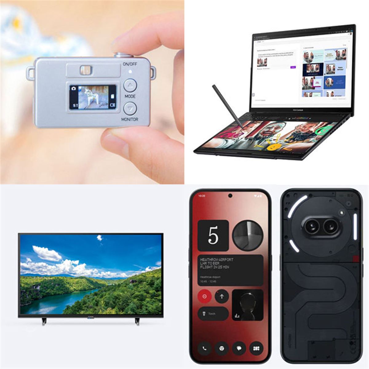 3分で読める新製品】0.96型液晶搭載ミニカメラ、14型有機EL