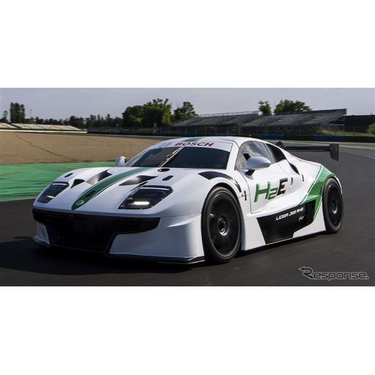 ボッシュ、602馬力ツインターボの水素エンジン車を開発…ルマンでデモ