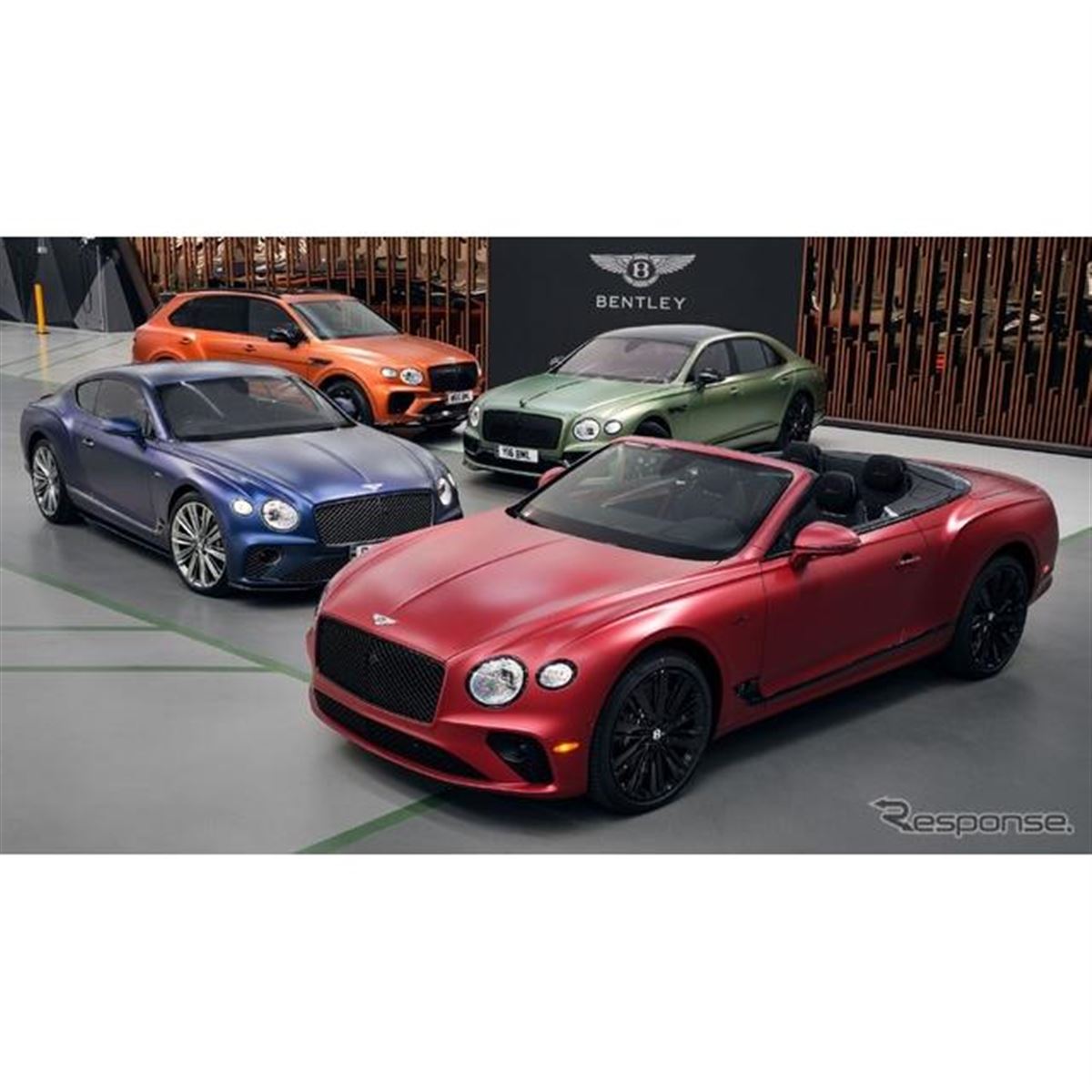 塗装に最大55時間、ベントレーが15色の新サテンボディカラー発表