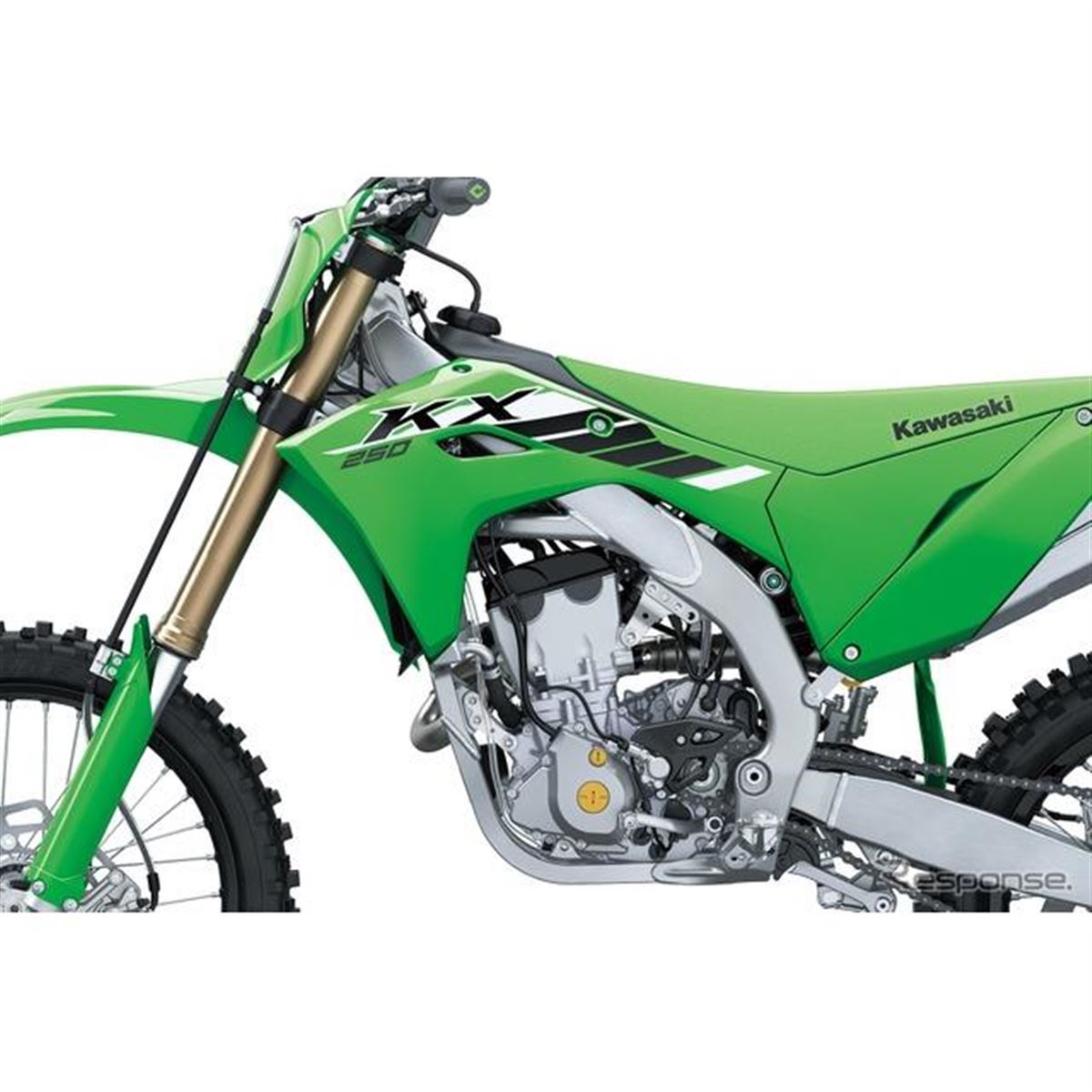 2年ぶりのフルモデルチェンジ、カワサキの競技用モトクロッサー「KX250