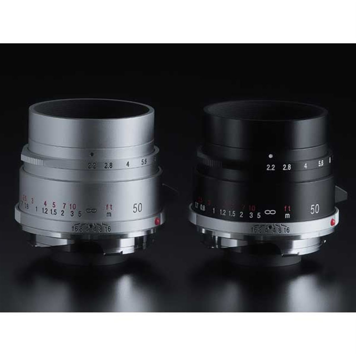 コシナ、全長30mmの標準レンズ「COLOR-SKOPAR 50mm F2.2 VM」を