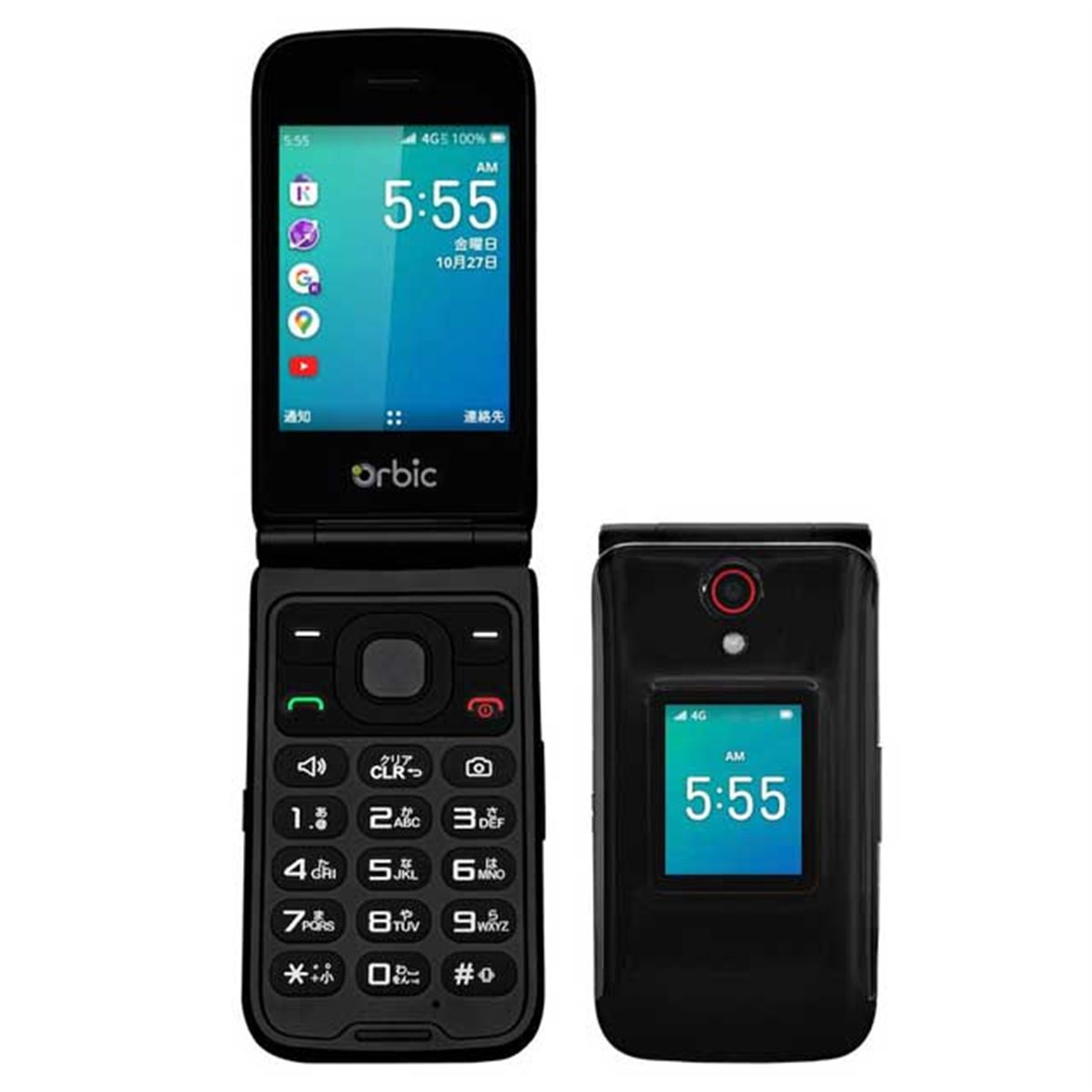 Orbic Journey Pro 黒 4G対応 Orbic、19,800円の4G対応折りたたみモデル「Orbic JOURNEY Pro